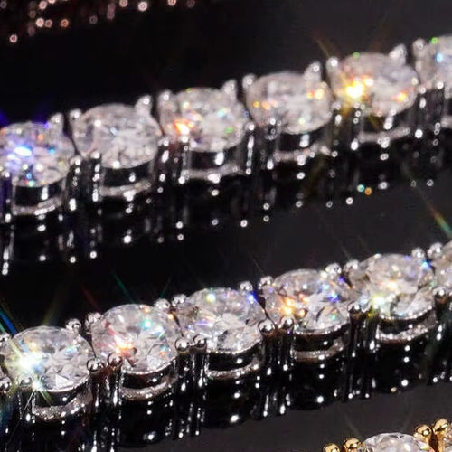 VVS Moissanite Tennis Bracelet – 4mm | 925 Sterling Silver