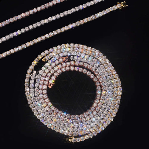 VVS Moissanite Tennis Bracelet – 4mm | 925 Sterling Silver